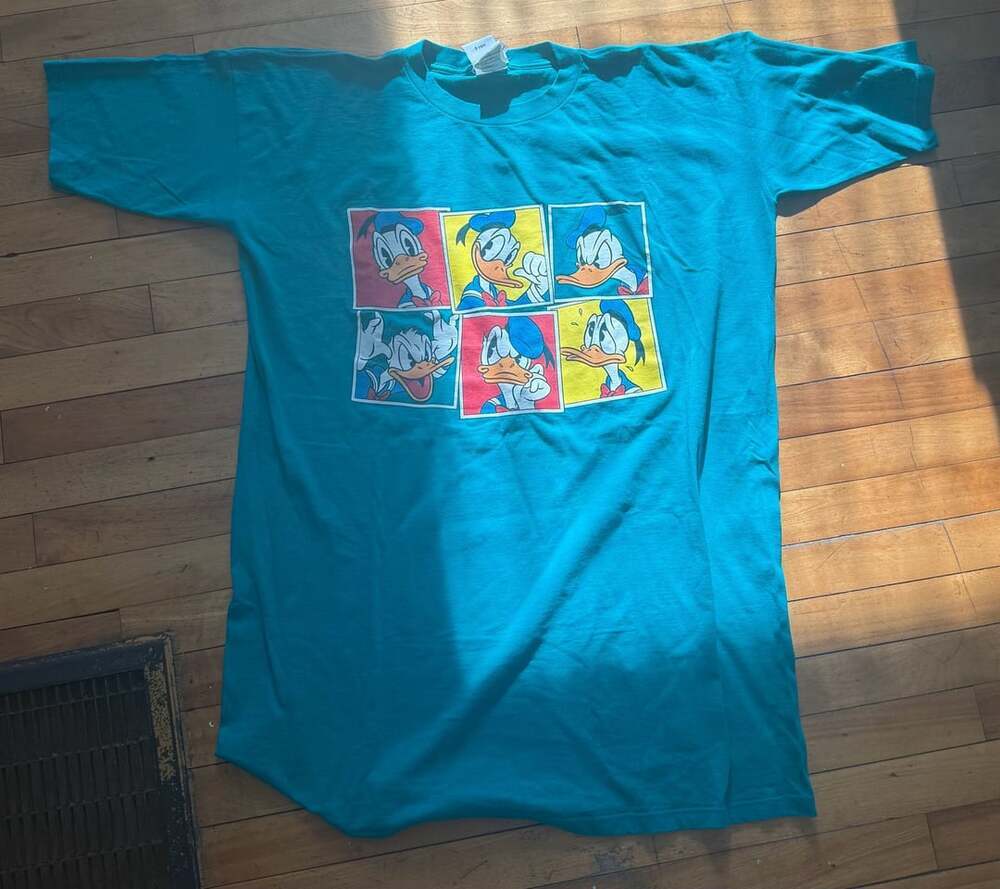 Vintage Mickey & Co. Disney Donald Duck Multiple Expressions Graphic T-Shirt